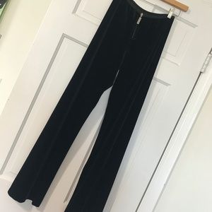 Carushka Black Velvet New York Pants - Medium